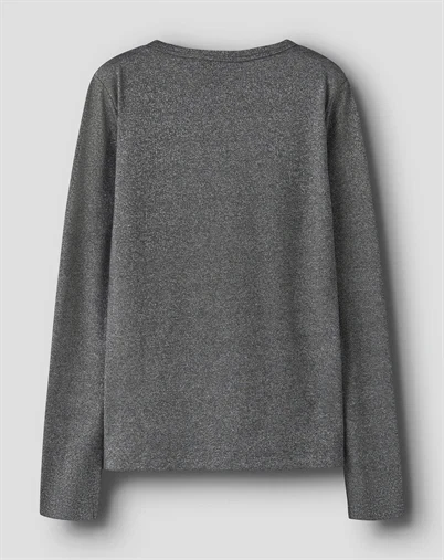 Name It - NKFNayla Langærmet Top - Black/Silver 